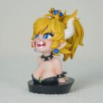 정품 슈퍼 마리오 오쿠바 공주 드래곤 거북이 공주 흉상 판타지 수제 모델 주변 장치 - 이미지 2