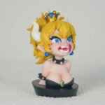 정품 슈퍼 마리오 오쿠바 공주 드래곤 거북이 공주 흉상 판타지 수제 모델 주변 장치 - 이미지 3