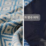 피크닉 매트 음악 축제 방습 매트 두꺼운 피크닉 천 야외 캠핑 피크닉 방수 매트 휴대용 침대 매트 - 이미지 4