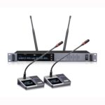 1~2 4 8 무선 마이크 컨퍼런스 프로페셔널 구즈넥 헤드밴드 칼라 U 밴드 FM 트루 다이버시티 마이크 - 이미지 3