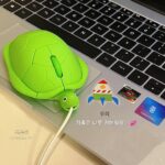고가 귀여운 거북이 쥐 USB 유선 무선 무소음 창의적 개성 친구 및 여자친구 선물 - 이미지 3
