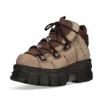 2024 봄 신상품 스페인 레트로 컬러 콘트라스트 펑크 스타일 정품 가죽 플랫폼 키 높이 향상 두꺼운 밑창 신발 British Daddy Shoes - 이미지 2