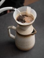 세라믹 커피포트 필터 스톤웨어 가마 교체 V60 드립 핸드 브루잉 포트 공유 포트 세트 커피 필터 컵 미국 스타일 - 이미지 3