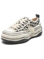 여성용 다이아몬드 캔버스 슈즈 두꺼운 밑창 키 높이 향상 거지 슈즈 샤오샹 스타일 여성화 2025년 봄 신상품 캐주얼 디졸빙 스니커즈 - 이미지 5