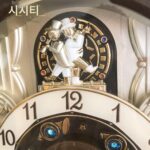 레트로 거실 벽시계 고급 벽시계 매직 뮤직 스와로브스키 크리스털 벽시계 노르딕 거실 무음 시계 - 이미지 3