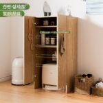 하우스키핑 캐비닛, 시윤징 에코백스 청소 캐비닛, 청소도구 보관 캐비닛, 로봇 청소기 보관 캐비닛 - 이미지 2
