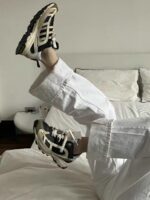 SFTM-002 공동 브랜드 Shadowturf 레트로 러닝화 스니커즈 대드화 남성 및 여성용 플랫 캔버스화 - 이미지 2