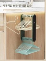 발코니 공간 활용 아티팩트 세탁기 옷걸이 수납장 발코니 벽면 욕실 - 이미지 4