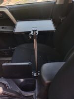 자동차 소형 테이블 뒷좌석 다기능 자동차 다이닝 테이블 접이식 수납 다이닝 테이블 컴퓨터 자동차 조종사 - 이미지 4