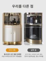 컨트리 가든 코너 캐비닛 라이트 럭셔리 유리 와인 캐비닛 삼각형 캐비닛 거실 코너 캐비닛 부채꼴 코너 캐비닛 벽면 코너 와인 캐비닛 - 이미지 3