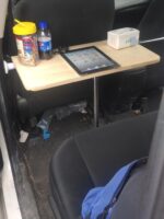 자동차 소형 식탁 자동차 접이식 컴퓨터 테이블 필기 테이블 뒷좌석 자동차 노트북 스탠드 자동차 소형 테이블 - 이미지 3