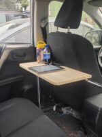 자동차 소형 식탁 자동차 접이식 컴퓨터 테이블 필기 테이블 뒷좌석 자동차 노트북 스탠드 자동차 소형 테이블 - 이미지 5