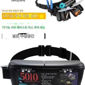 SAMOLLA 다기능 2중 낚싯바늘 및 낚싯바늘 보관함 벨트걸이 바다낚시 개울낚시 미끼 액세서리 상자