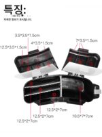 SAMOLLA 다기능 2중 낚싯바늘 및 낚싯바늘 보관함 벨트걸이 바다낚시 개울낚시 미끼 액세서리 상자 - 이미지 3