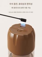 휴대용 분쇄 통합 핸드브루 아메리칸 커피 머신 가정용 야외 소형 미니 원두 분쇄기 1인용 주서기 - 이미지 4