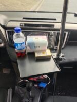 자동차 노트북 스탠드 식탁 자동차 접이식 테이블 메인 및 부조종사 사무실 공부 테이블 - 이미지 2