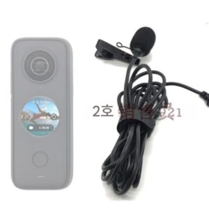 Insta360 ONE RS 라발리에 마이크 X2/4 스포츠 카메라 DJI Action 23 녹음 마이크