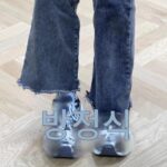 셀러브리티 스타일 니치 디자인 캐주얼 대드 슈즈 여성용 ins 트렌드 2024 봄 신상 두꺼운 밑창 스포츠 슈즈 - 이미지 3