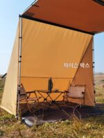 Janson 야외 차량 사이드 텐트 확장 액세서리 삼각형 쉼터 텐트 캐노피 사이드 텐트 천 룸 선 셰이드 천막 레인 천막 - 이미지 2
