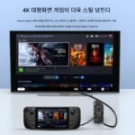 확장 도크 확장 충전 베이스 USB 스플리터 허브 컨버터 Type C Apple 컴퓨터 어댑터 프로젝션 스크린 - 이미지 4