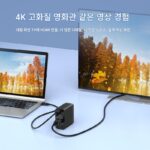 확장 도크 확장 충전 베이스 USB 스플리터 허브 컨버터 Type C Apple 컴퓨터 어댑터 프로젝션 스크린 - 이미지 5