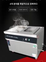 상업용 스테인리스 스틸 수평 열풍 건조 멜라민 식기 소독 캐비닛 고온 스팀 대용량 레스토랑 호텔 - 이미지 2