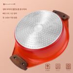 증기층이 있는 수프 냄비 상업용 가정용 증기선 프라이팬 통합형 핫팟 냄비 유도 쿠커 매운 핫팟 노스틱 쿠킹 냄비 알루미늄 - 이미지 4