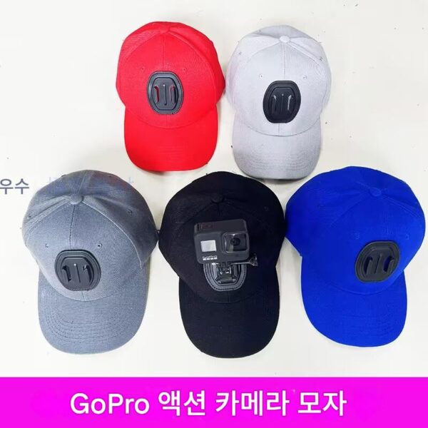 루야 스포츠 카메라 헤드마운트 모바일 폰 홀더 덕빌 캡 고프로 샤오이 형광석 샤오투 액세서리에 적합