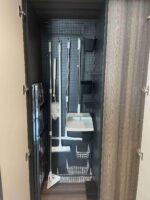 맞춤형 천공 보드 랙 옷장 보관 현관 벽 주방 하드웨어 도구 걸이 보드 펀칭 보드 액세서리 - 이미지 4