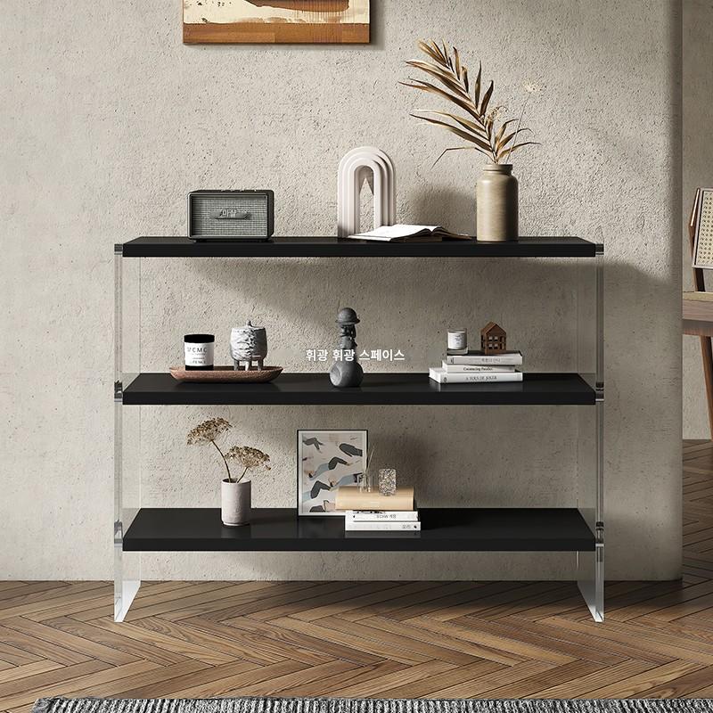 main_706008655578_0-1 이탈리아 미니멀리스트 아크릴 수납 선반 심플한 바닥형 다층 벽면 책장 수납 선반 디스플레이 선반 - 이미지 1