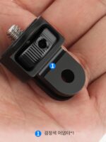 알루미늄 합금 GoPro DJI Insta360 액션 카메라 액세서리 1/4 어댑터 인터페이스 1/4 어댑터 - 이미지 3