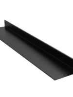 알루미늄 합금 발광 파티션 랙 한 단어 벽 책장 매달린 벽면 장착 금속 장식 랙 두꺼워진 선반 - 이미지 3