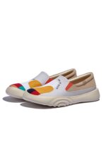 uin painted travel shoes color geometry 3/plain Denia 2 로우탑 캐주얼 슬립온 로퍼 남녀공용 - 이미지 2