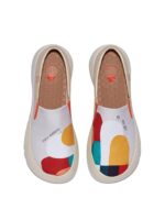 uin painted travel shoes color geometry 3/plain Denia 2 로우탑 캐주얼 슬립온 로퍼 남녀공용 - 이미지 4