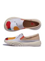 uin painted travel shoes color geometry 3/plain Denia 2 로우탑 캐주얼 슬립온 로퍼 남녀공용 - 이미지 5
