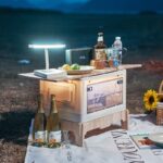 다기능 수납함 야외용 테이블 겸용 캠핑용 박스 캠핑용 수납함 자동차 트렁크 수납함 테이블 - 이미지 3