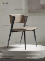 이탈리아 미니멀리스트 럭셔리 다이닝 의자 디자이너 드레싱 테이블 의자 모던 심플 홈 다이닝 테이블 의자 - 이미지 3