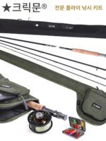 2.7m 플라이 낚싯대 세트 플라이 낚싯대 고탄소 4단 플러그 낚싯대 플라이 낚싯줄 미끼 털 고리 낚싯대 가방 조합 스트림 낚싯대