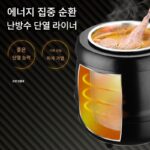 스테인리스 스틸 전자식 따뜻한 수프 냄비 상업용 뷔페 전기 가열 단열 버킷 호텔 아침 식사 따뜻한 죽 냄비 따뜻한 수프 스토브 - 이미지 2