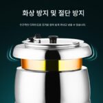 스테인리스 스틸 전자식 따뜻한 수프 냄비 상업용 뷔페 전기 가열 단열 버킷 호텔 아침 식사 따뜻한 죽 냄비 따뜻한 수프 스토브 - 이미지 3