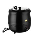 스테인리스 스틸 전자식 따뜻한 수프 냄비 상업용 뷔페 전기 가열 단열 버킷 호텔 아침 식사 따뜻한 죽 냄비 따뜻한 수프 스토브 - 이미지 5