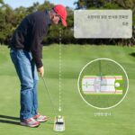 골프 퍼팅 연습용 거울 골프 초보자 동작 교정 보조 트레이너 가이드 레일 실내 트레이너 - 이미지 5