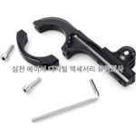 Q형 GoPro 자전거 브라켓 Mountain Dog Xiaoyi 4k 스포츠 카메라 자전거 고정 브라켓 알루미늄 합금 - 이미지 3