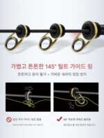 2025년 신형 록낚싯대 카본 초경량 장거리 캐스팅 낚싯대 특수 슬라이딩 플로트 낚싯대 대형 가이드 링 록낚싯대 풀세트 - 이미지 4