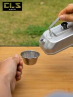 CLS 초경량 미니 주전자 야외 백패킹 여행 SOLO 등산 하이킹 라이트 캠핑 300ML 싱글 주전자 - 이미지 2