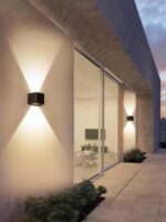 야외 벽등 태양열 방수 조명 정원 조경 조명 빌라 통로 발코니 정원 벽 야외 벽 세척 조명 - 이미지 3