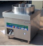 주청 상업용 304 전기 가열 국통 국 냄비 대용량 304 스테인리스 스틸 스튜 냄비 스튜 고기 통 전기 핫팟 - 이미지 2