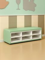 유치원 교육기관 댄스룸 휴게실 홀 벽면 신발장 벤치 어린이 소프트팩 롱슈즈장 소파 - 이미지 5