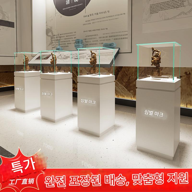 main_710400303131_0-1 전문 맞춤형 목재 페인트 박물관 주류 진열장 회사 전시 제품 전시 유리 진열 부스 - 이미지 1