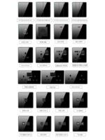 영국 13a 전기 소켓 usb typec 조명 스위치 패널 LED 강화 유리 블랙 국제 범용 - 이미지 5